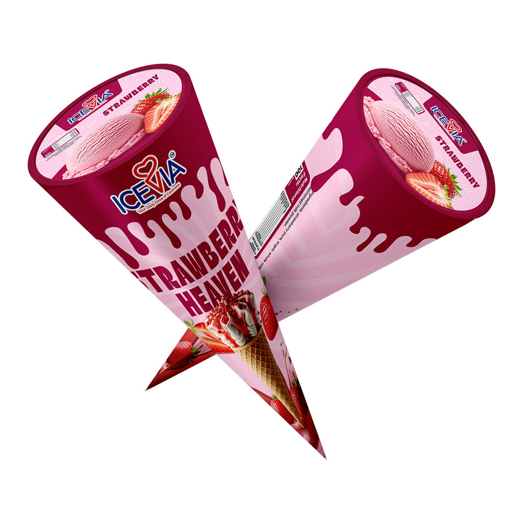 Strawberry Heaven Cone