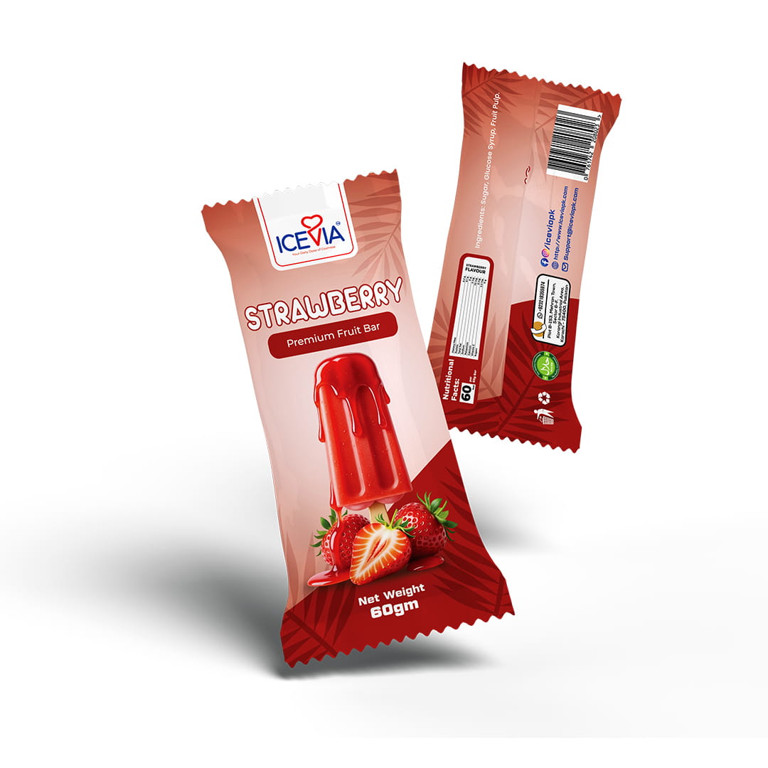 Strawberry Premium Fruit Bar