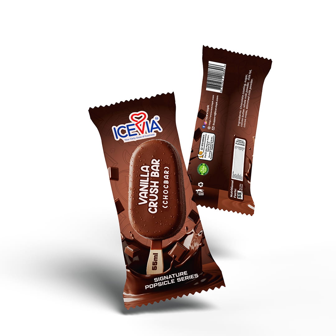 Vanilla Crush Bar (Chocobar) Signature Popsicle Series